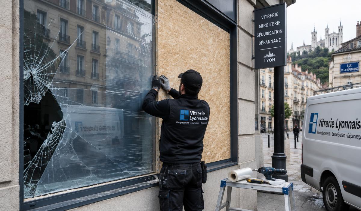 Vitre cassée & sécurité